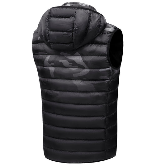 Men Autumn And Winter Plus Velvet Camouflage Jacket