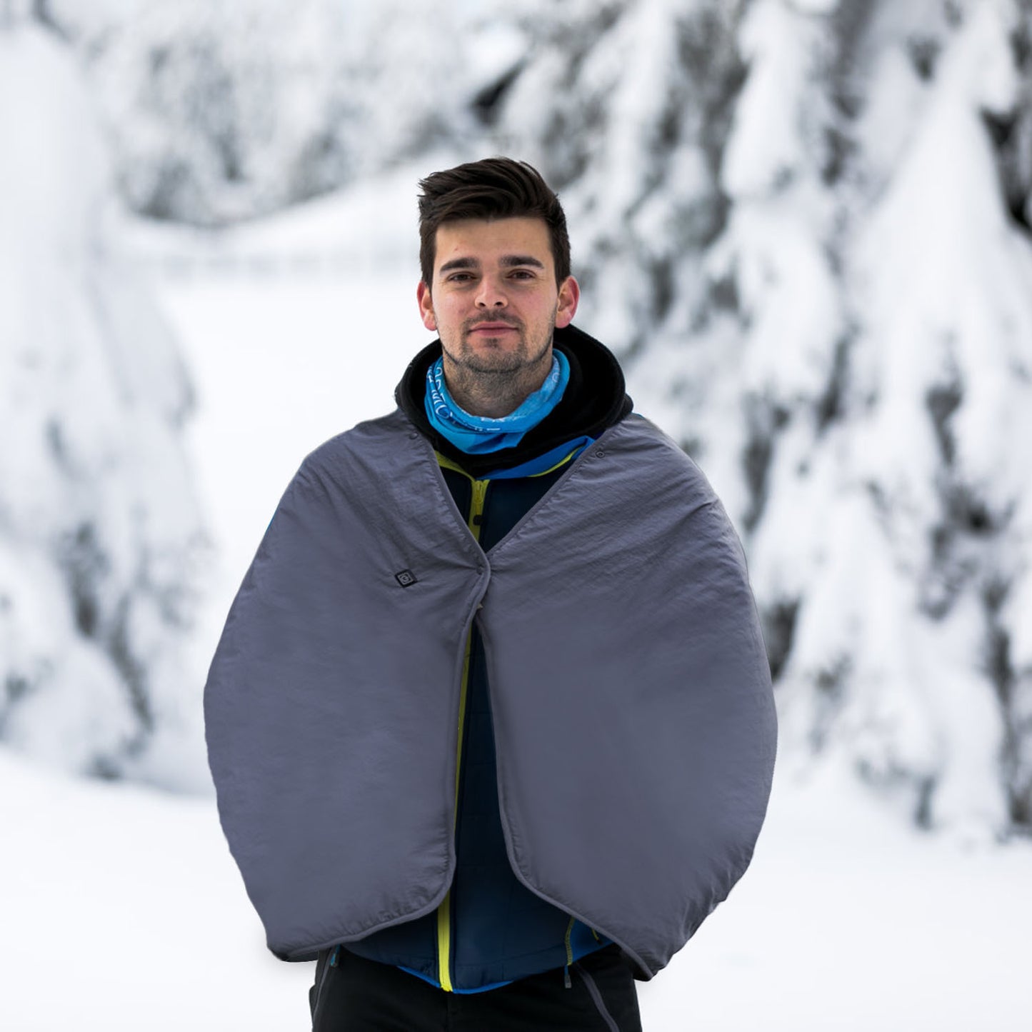 1Pc 53.5x37.8in Electric Heated Throw Full Body Heated Shawl Indoor Outdoor Heated Blanket With 3 Heating Levels 2Hrs Auto Off Machine Washable Waterproof