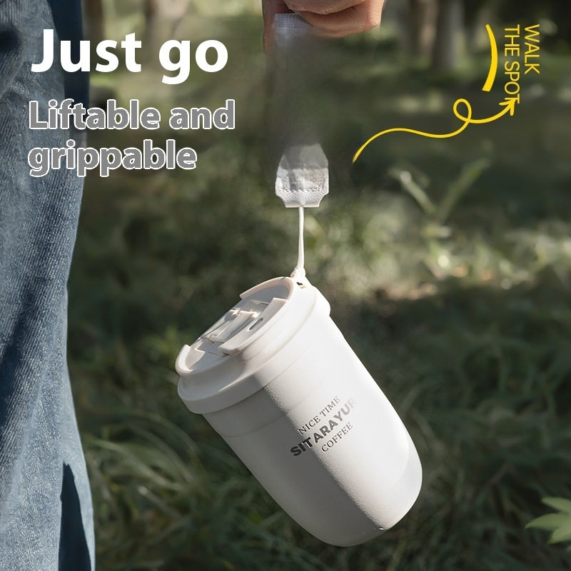 Large Capacity Stainless Steel Insulated Mug Portable Cold Insulation Tumbler