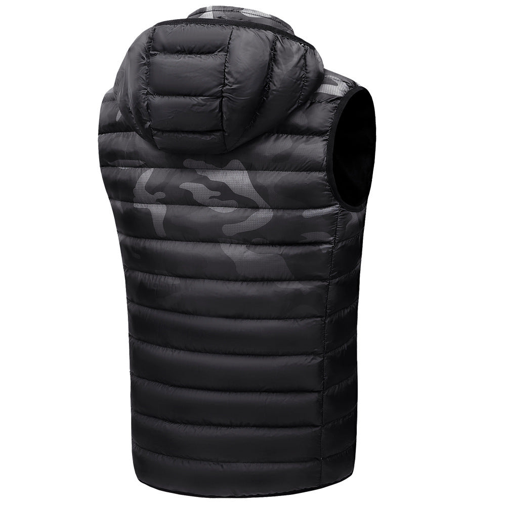 Men Autumn And Winter Plus Velvet Camouflage Jacket